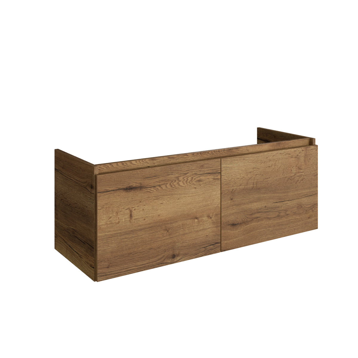 20121R59 — Regn onderkast dubbele lade H45 120cm, bruin eiken