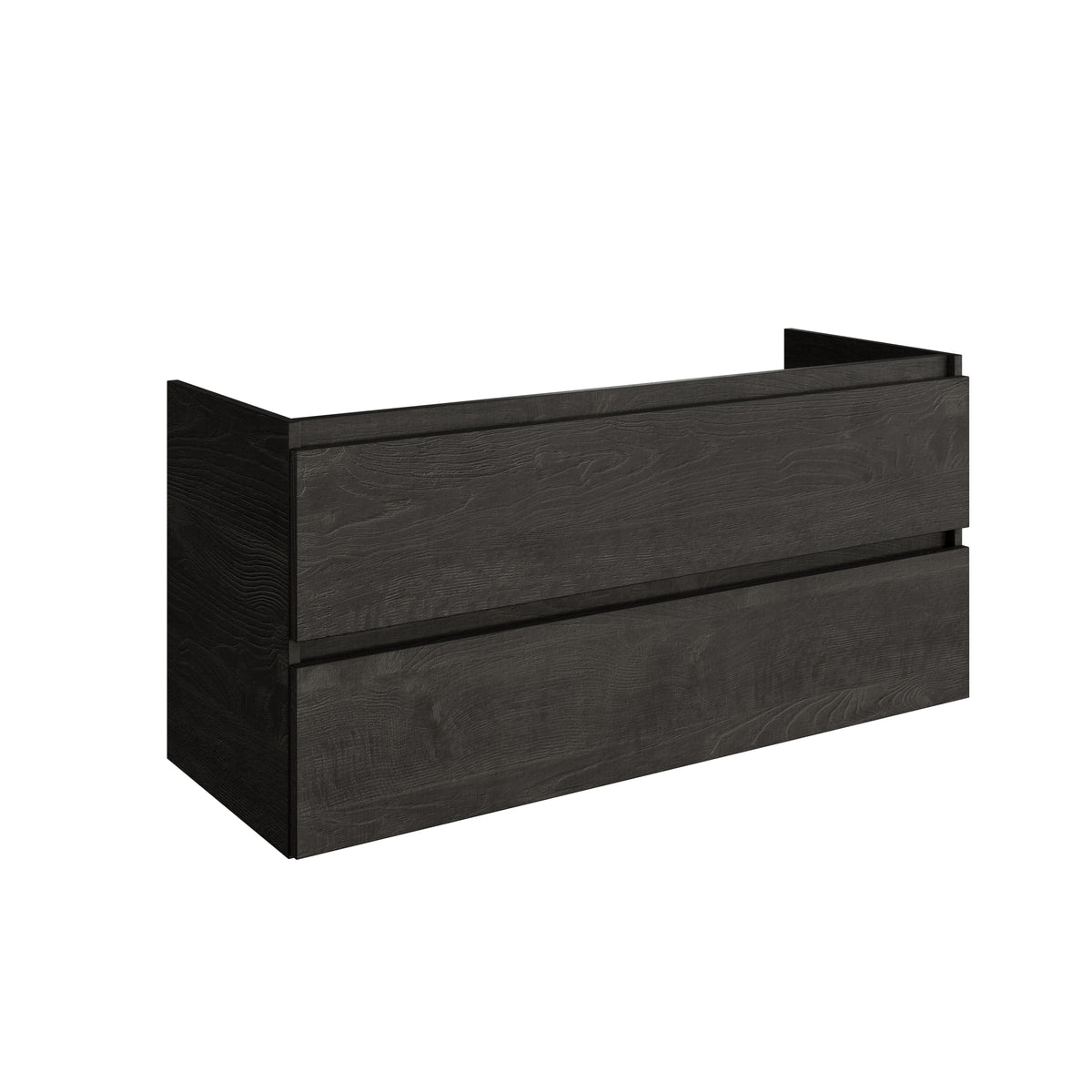 20122R35 — Regn onderkast dubbele lade H56 120cm, rook zwart
