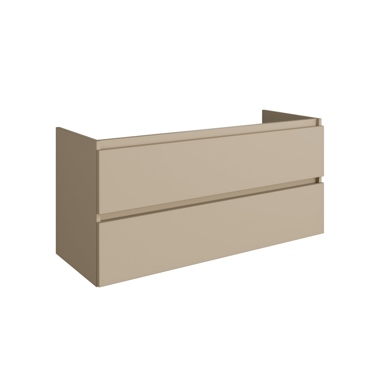 20122R55 — Regn onderkast dubbele lade H56 120cm, zand