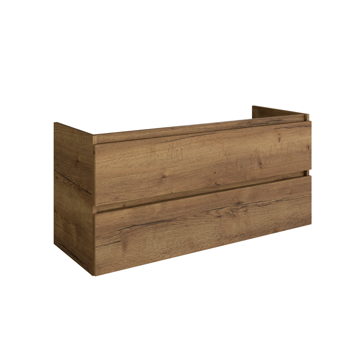 20122R59 — Regn onderkast dubbele lade H56 120cm, bruin eiken