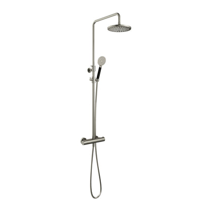 Hotbath SDS9GN14 – 25 cm hoofddouche – ronde handdouche – Geborsteld nikkel