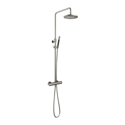 Hotbath SDS9GN – 20 cm hoofddouche – staafhanddouche – Geborsteld nikkel
