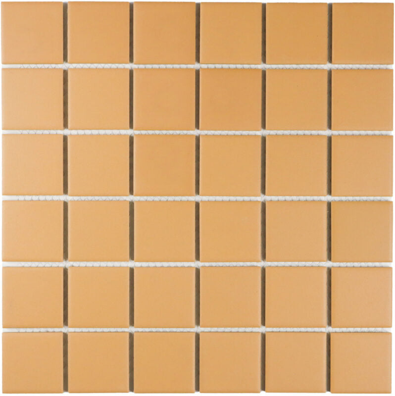 The Mosaic Factory Patterns Square Tuscany Gold Matt 48x48mm - SM48025