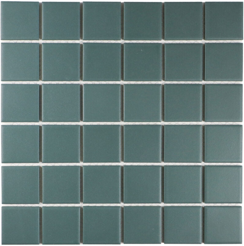The Mosaic Factory Patterns Square Camo Green Matt 48x48mm - SM48550
