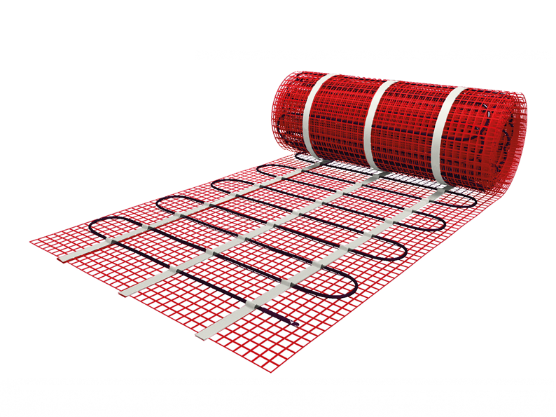 Solid-Line Mat Set incl. Digitale Inbouw Wifi Klokthermostaat | 1 m² | Wit