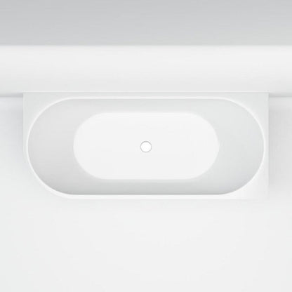 Solid-line Luvino hoekbad | Rechts | 160 cm | Wit