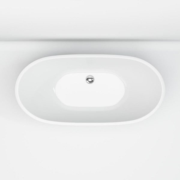 Solid-line Lucas vrijstaand bad 135x65cm Wit