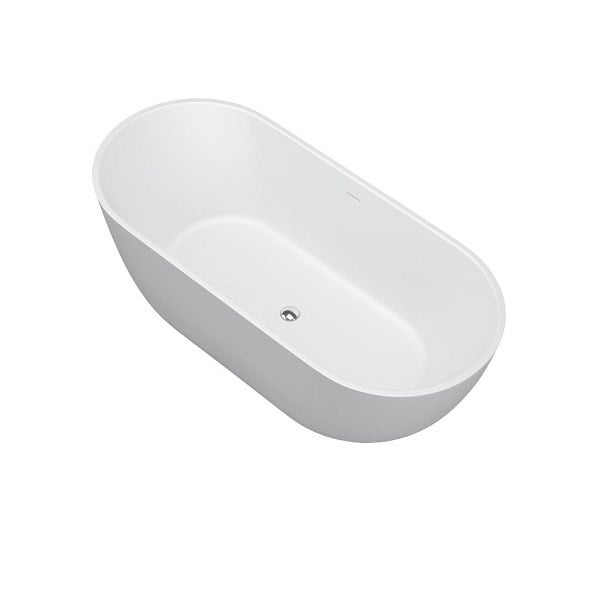 Solid-line Terra vrijstaand bad | 158 cm | Wit