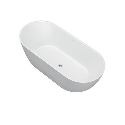 Solid-line Terra vrijstaand bad | 158 cm | Wit