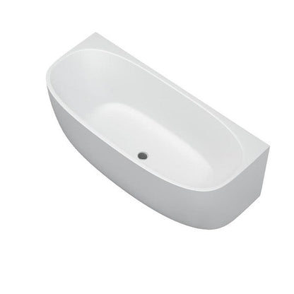 Solid-line Arona back to wall bad | 160 cm | Mat Wit
