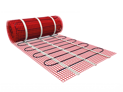 Solid-Line Mat Set incl. Digitale Inbouw Wifi Klokthermostaat | 1 m² | Wit