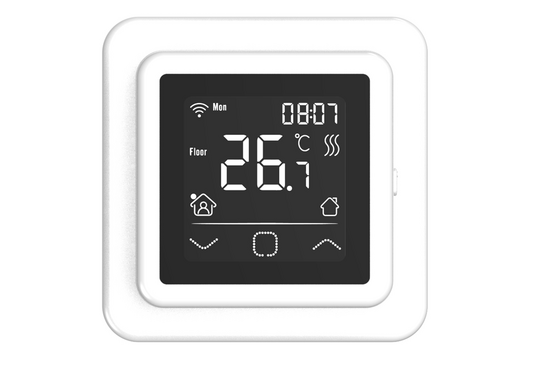 Solid-Line Mat Set incl. Digitale Inbouw Wifi Klokthermostaat | 1 m² | Wit