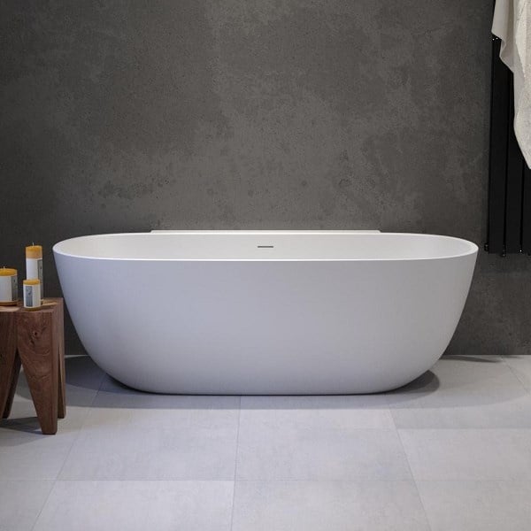 Solid-line Albali back to wall bad | 160 cm | Mat Wit