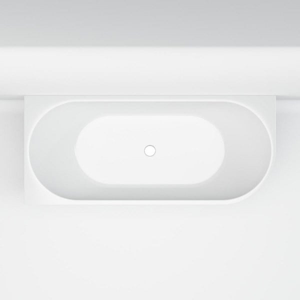 Solid-line Luvino hoekbad | Links | 160 cm | Wit