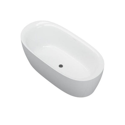 Solid-line Livia vrijstaand bad | 160 cm | Wit