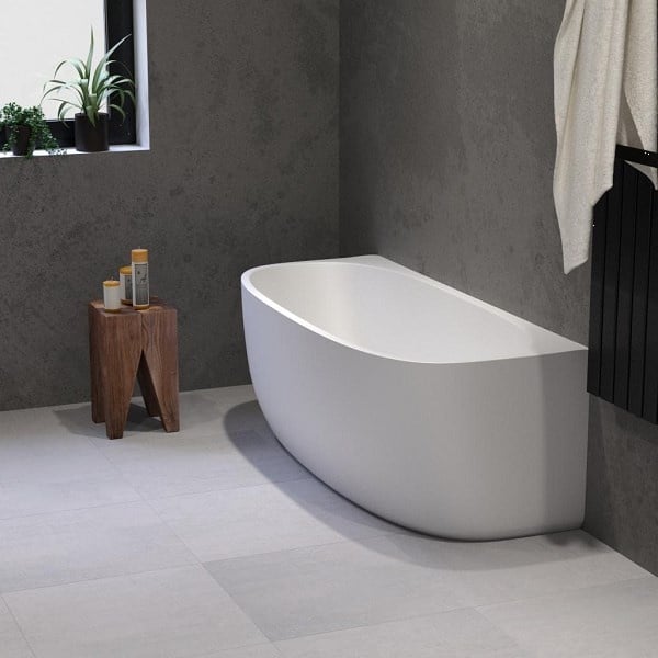 Solid-line Arona back to wall bad | 160 cm | Mat Wit