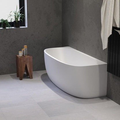 Solid-line Arona back to wall bad | 160 cm | Mat Wit