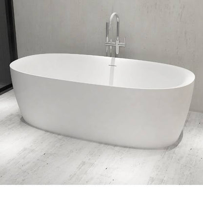 Solid-line Livia vrijstaand bad | 160 cm | Wit