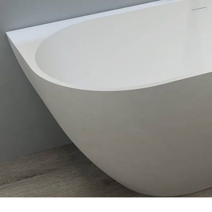Solid-line Luvino hoekbad | Rechts | 160 cm | Wit