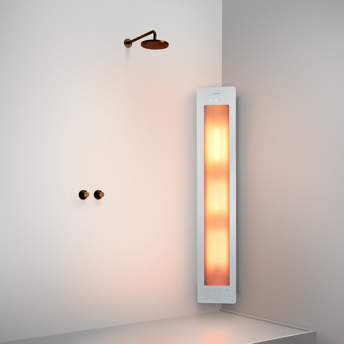 Sunshower One L infrarood | Wit | Opbouw hoek | Volledig lichaam | Infrarood