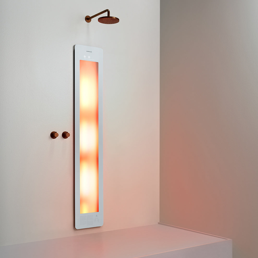 Sunshower One L infrarood | Wit | Inbouw | Volledig lichaam | Infrarood