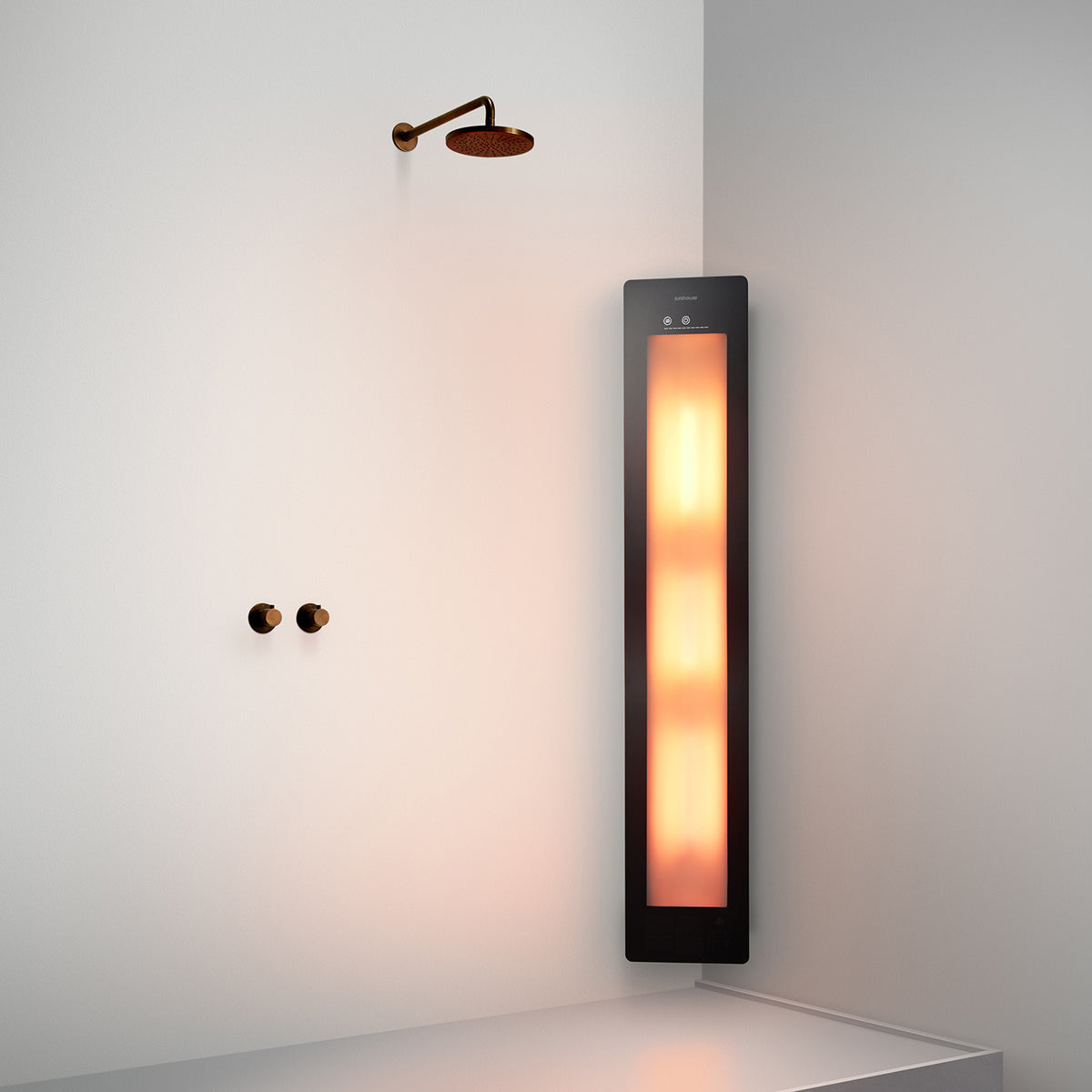 Sunshower One L infrarood | Zwart | Opbouw hoek | Volledig lichaam | Infrarood