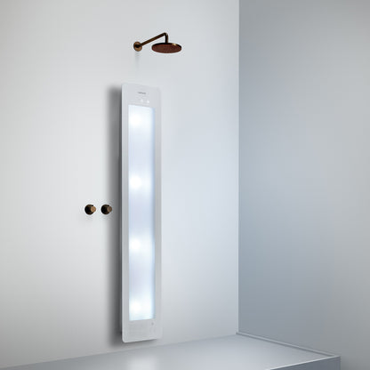 Sunshower Plus L infrarood en UV | Wit | Vlakke opbouw | Volledig lichaam | Infrarood en UV