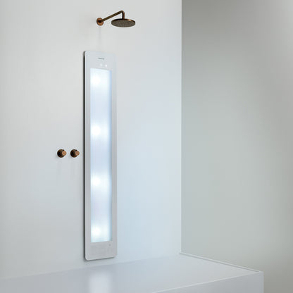 Sunshower Plus L infrarood en UV | Wit | Inbouw | Volledig lichaam | Infrarood en UV
