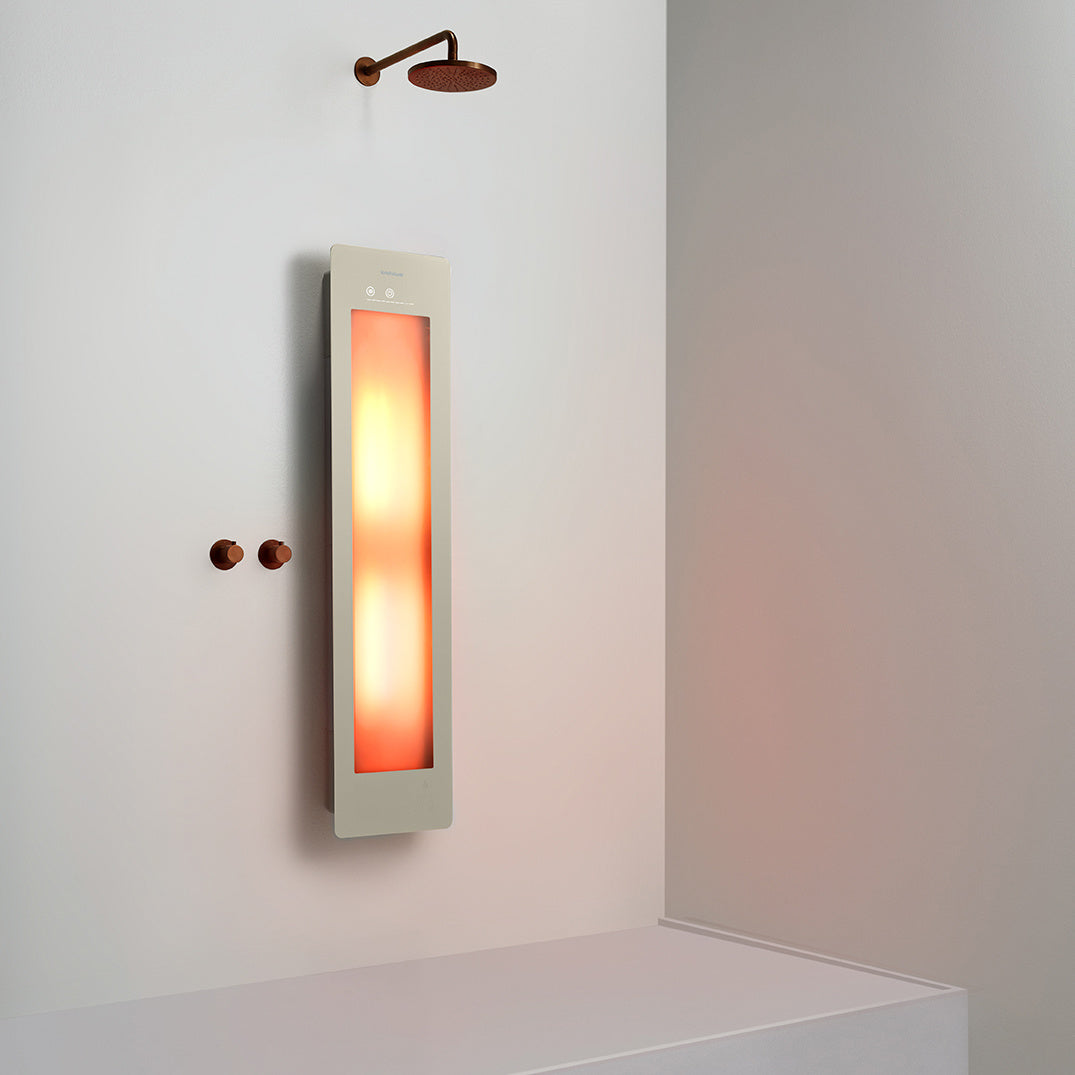 Sunshower One M infrarood | Sand White | Vlakke opbouw | 3/4 lichaam | Infrarood