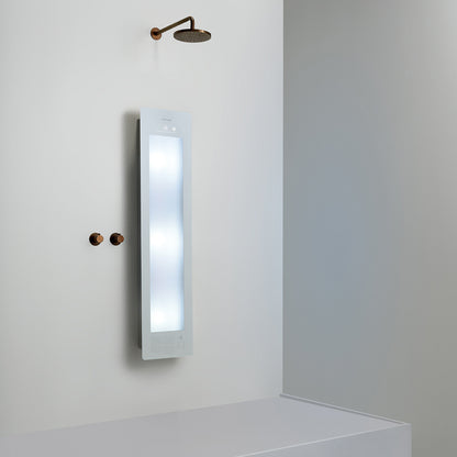 Sunshower Plus M infrarood en UV | Wit | Vlakke opbouw | 3/4 lichaam | Infrarood en UV