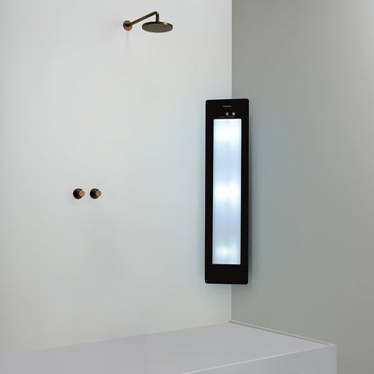 Sunshower Plus M infrarood en UV | Zwart | Opbouw hoek | 3/4 lichaam | Infrarood en UV