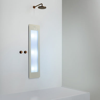 Sunshower Plus M infrarood en UV | Sand White | Inbouw | 3/4 lichaam | Infrarood en UV