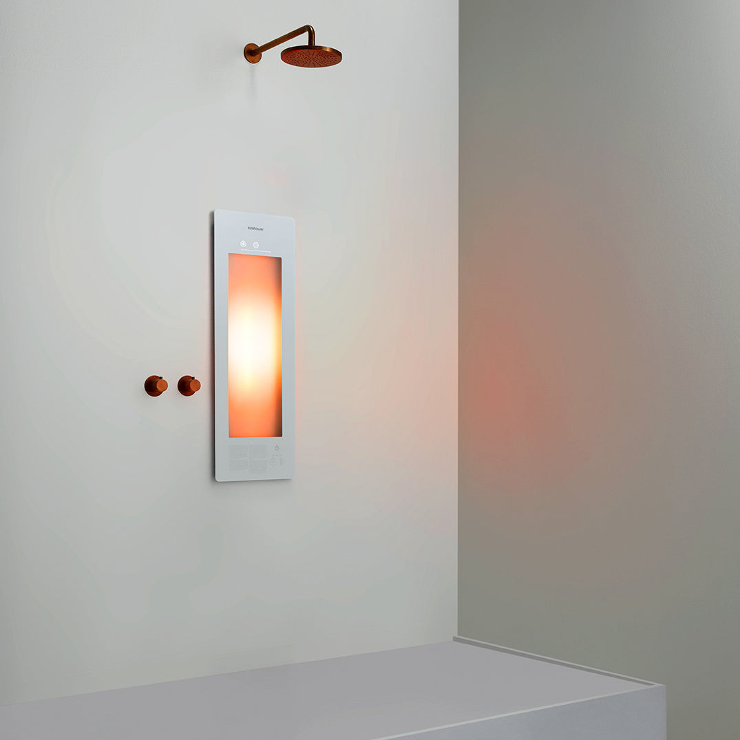 Sunshower One S infrarood | Wit | Inbouw | 1/4 lichaam | Infrarood