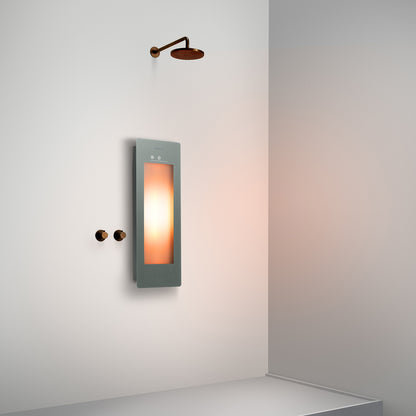 Sunshower One S infrarood | Organic Grey | Vlakke opbouw | 1/4 lichaam | Infrarood