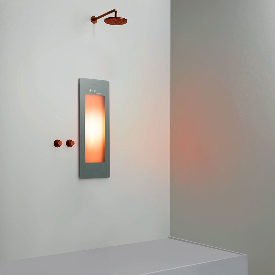 Sunshower One S infrarood | Organic Grey | Inbouw | 1/4 lichaam | Infrarood