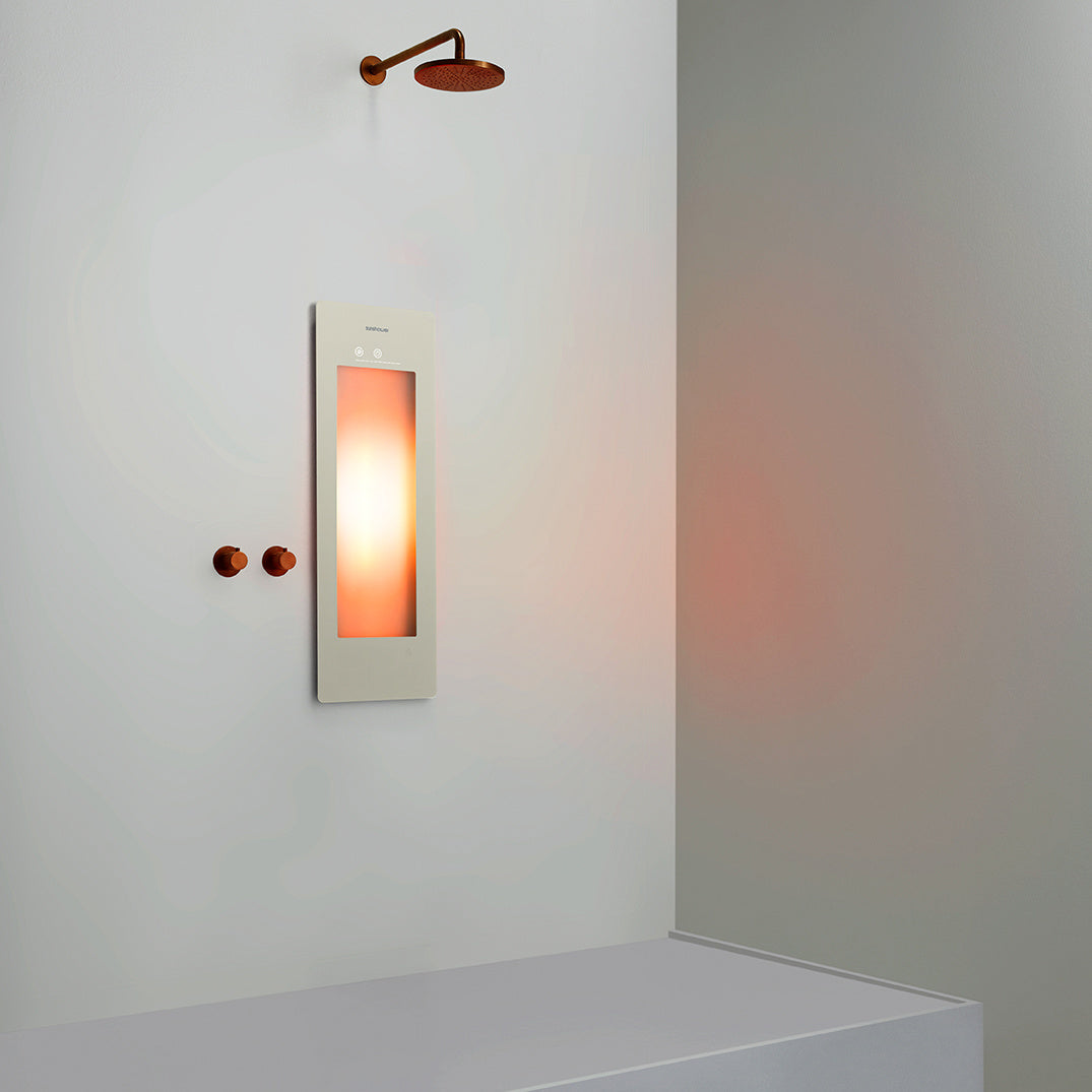 Sunshower One S infrarood | Sand White | Inbouw | 1/4 lichaam | Infrarood