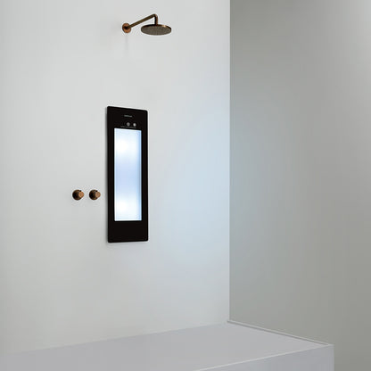Sunshower Plus S infrarood en UV | Zwart | Inbouw | 1/4 lichaam | Infrarood en UV