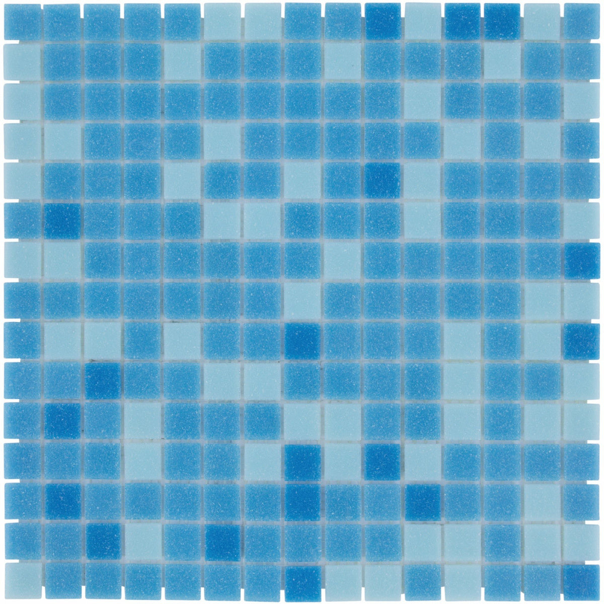 The Mosaic Factory Amsterdam Basic Blue mix Matt 20x20mm - GM57