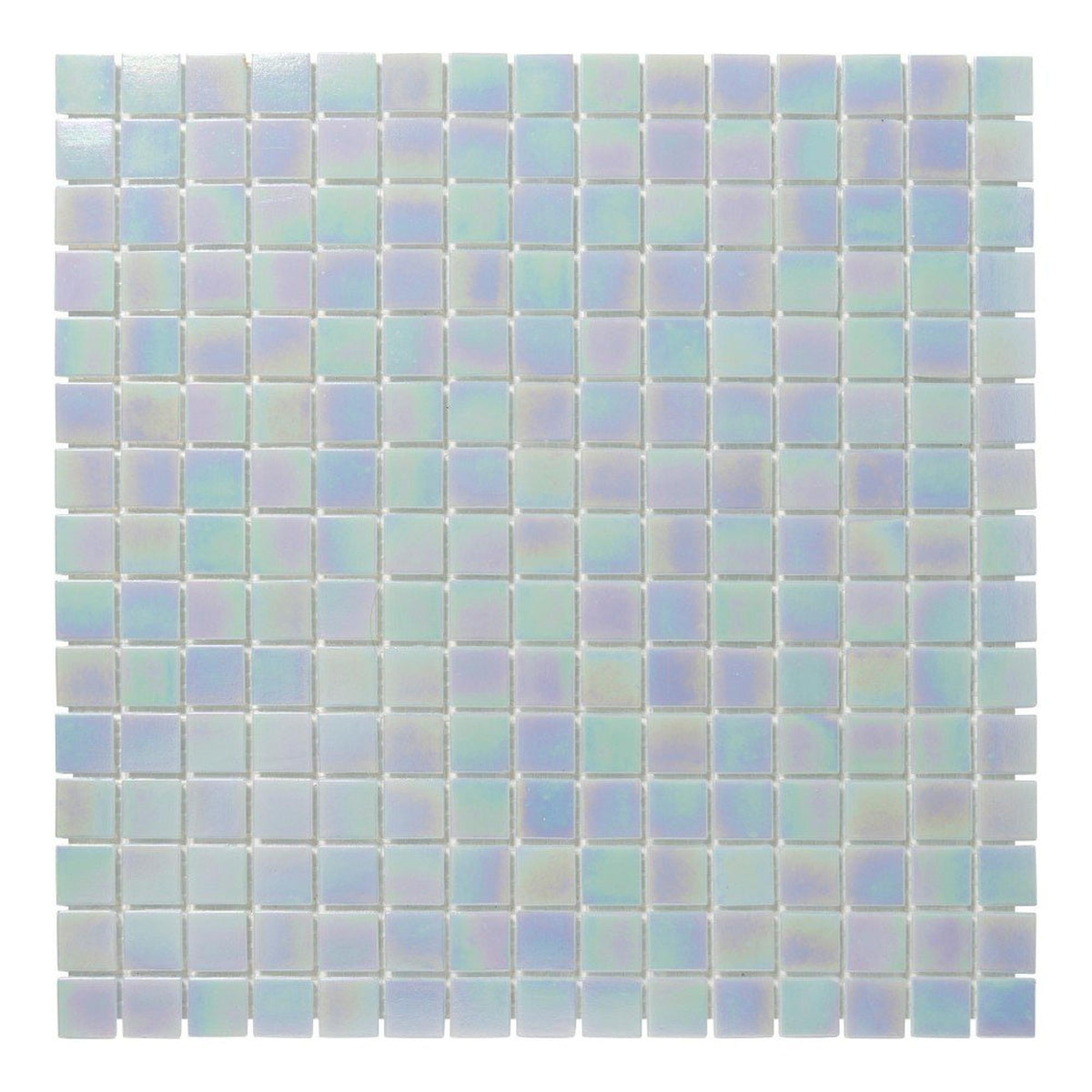 The Mosaic Factory Amsterdam Pearl Light Blue Glossy 20x20mm - GMP224