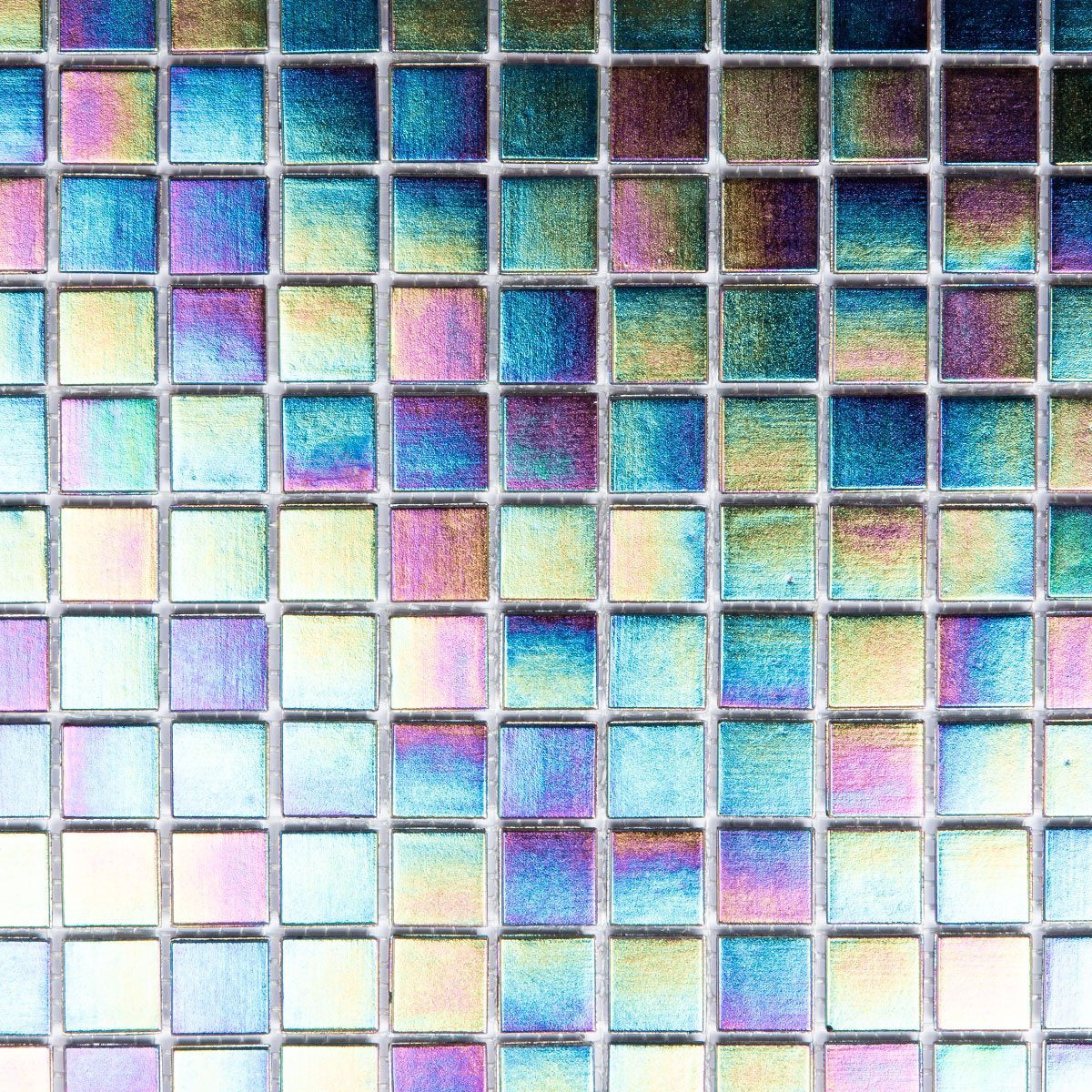 The Mosaic Factory Amsterdam Pearl Black Glossy 20x20mm - GMP104
