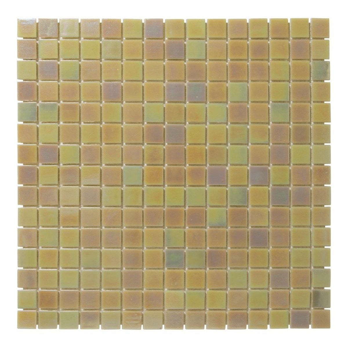 The Mosaic Factory Amsterdam Pearl Light Cream Glossy 20x20mm - GMP244
