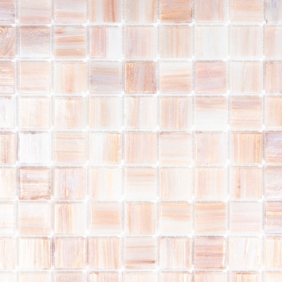 The Mosaic Factory Amsterdam Gold Rose Glossy 20x20mm - GMG471