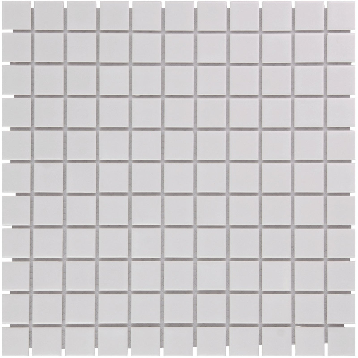 The Mosaic Factory Barcelona Square Extra White Glossy 23x23mm - AF230051