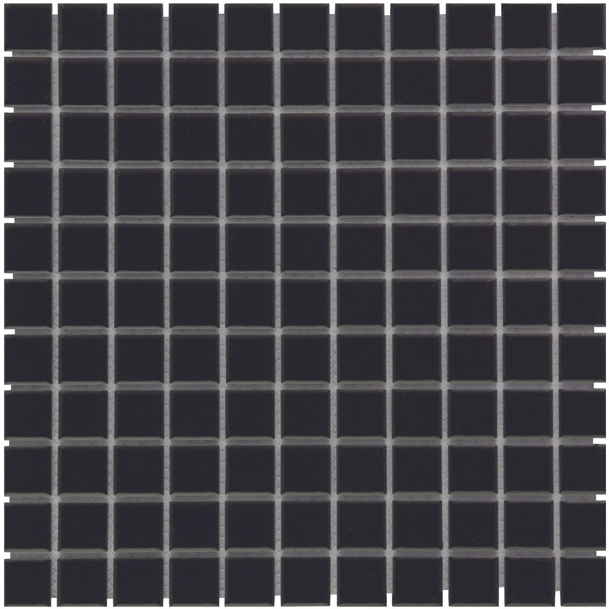 The Mosaic Factory Barcelona Square Black Glossy 23x23mm - AF230317