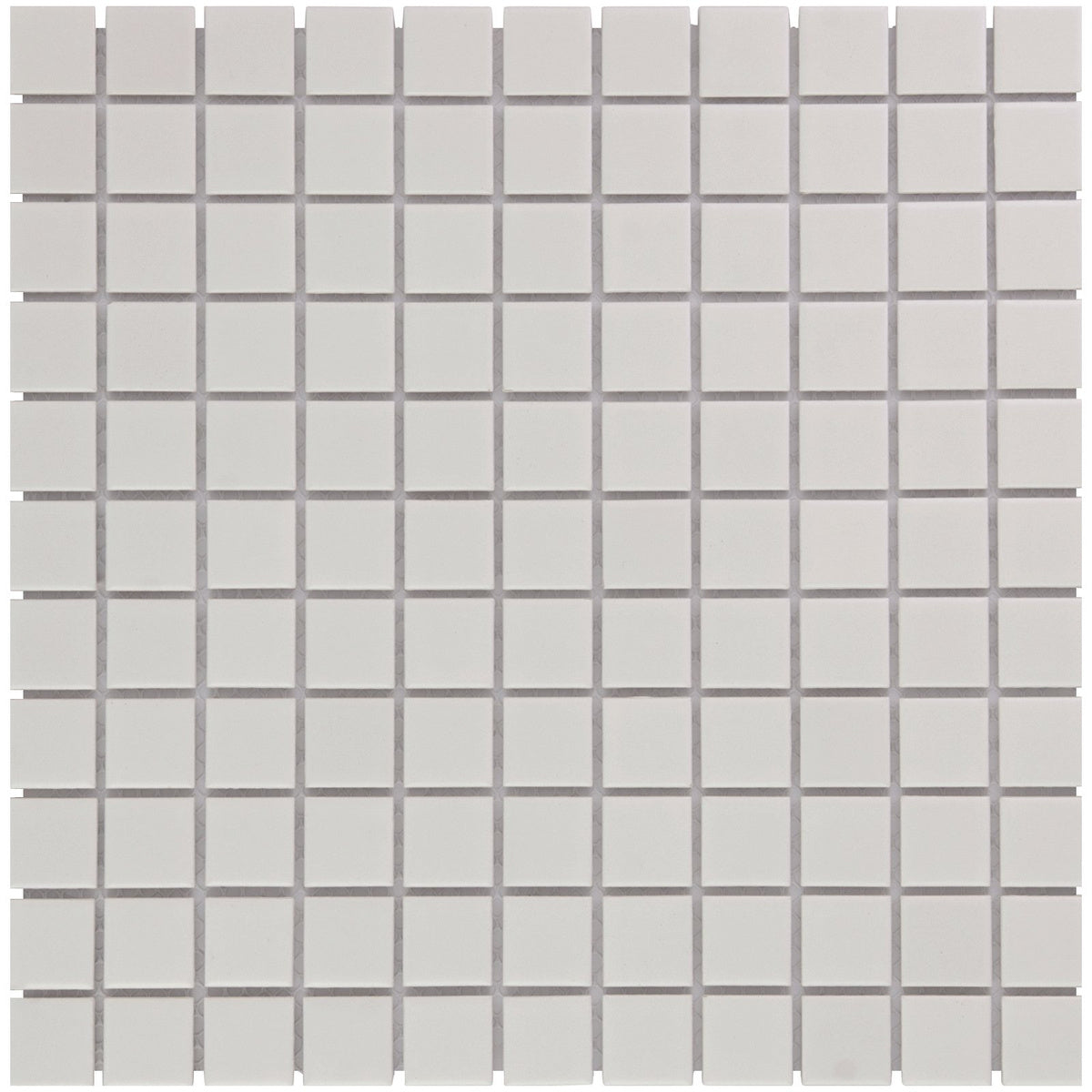 The Mosaic Factory Barcelona Square White Matt 23x23mm - AM230010