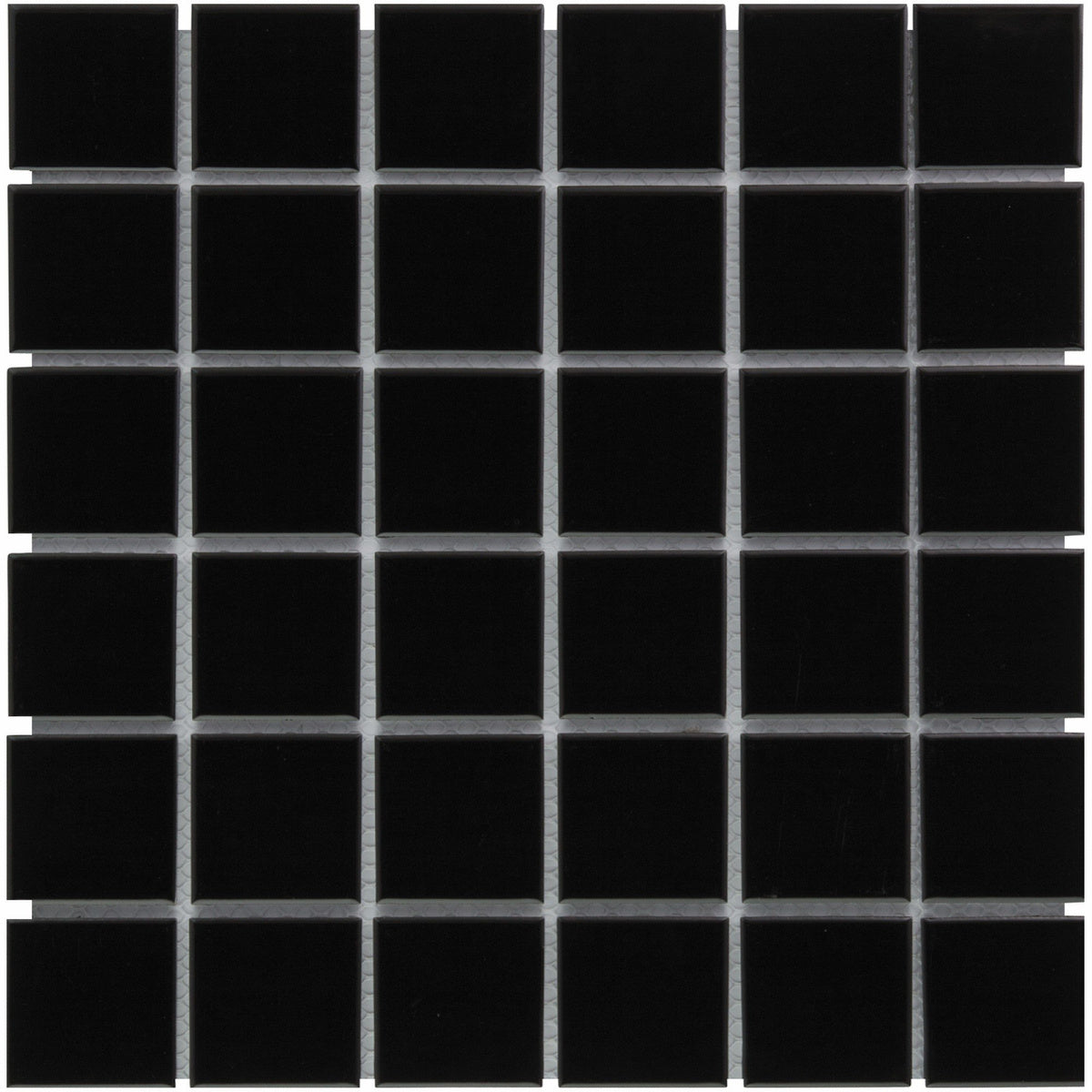 The Mosaic Factory Barcelona Square Black Glossy 48x48mm - AF13317
