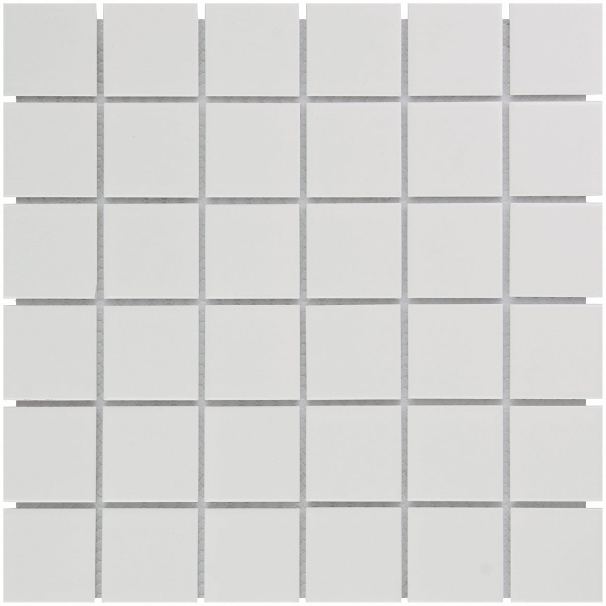 The Mosaic Factory Barcelona Square Extra White Glossy 48x48mm - AF13051