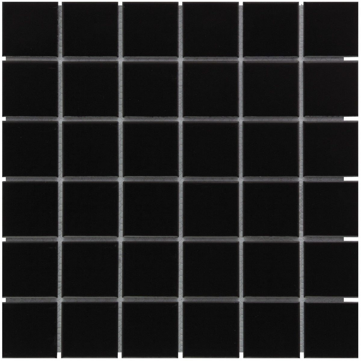 The Mosaic Factory Barcelona Square Black Matt 48x48mm - AM13317