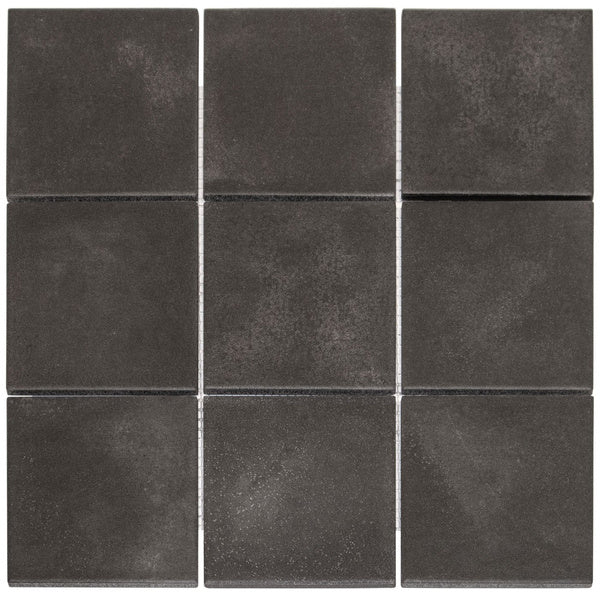 The Mosaic Factory Kasba 10x10 Black Matt 97x97mm - KAM10925