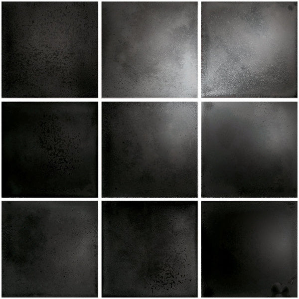 The Mosaic Factory Kasba 10x10 Black Glossy 97x97mm - KAG10915
